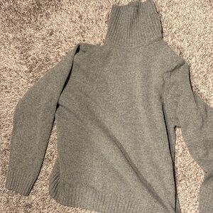 Zara Charcoal Turtleneck Sweater